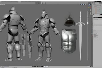 do 3d printable cosplay 3d props 3d weapon helmet armor wearable for 3d printing
