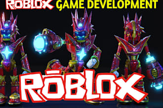 roblox full game creation, scripting, rpg, game map, roblox tycoon, assets,model