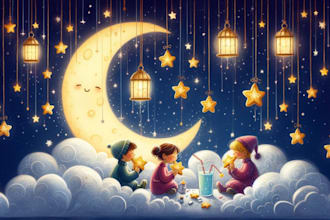 children story, story book illustration, children story book