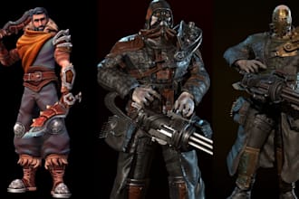 do stylized 3d character modeling character design 3d model 3d game character
