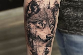 create unique customized realism tattoo design