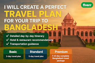 create a perfect travel plan for your trip to bangladesh