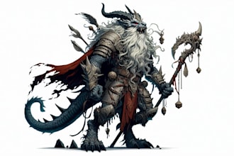 draw d and d character art and dnd character art