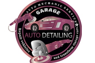 do automotive, trucking, garage, auto detailing, and car wash logo design