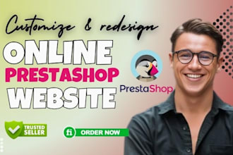 build prestashop, ecommerce website, online store, prestashop website