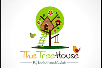 design unique modern daycare childcare baby shop school and kids logo