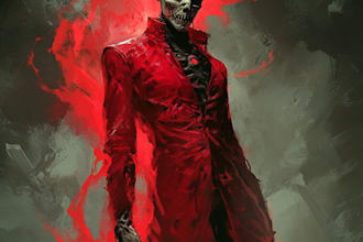 do a stunning horror character art