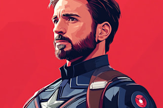 draw comic book illustration webtoon in anime style
