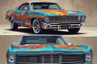 do you car wrap design, racing car wrap, car wrap design
