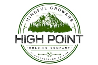 design super monogram craft cannabis growers logo