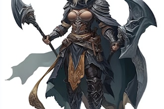create character art, dnd, and game art