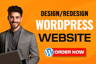 do wordpress website development, design, redesign wordpress elementor website