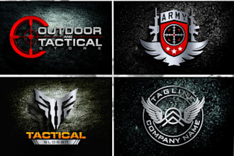 do custom military, patch, badge, tactical, army, skull and stickers logo design