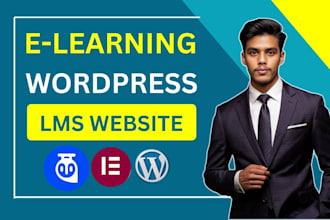 do wordpress tutor lms website online course or elearning website with learndash
