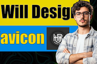 design a professional and eyecatching favicon