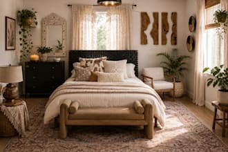 source furniture and decor for organic modern or boho interior design