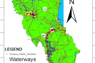 make maps using arcmap gis and perform spatial analysis