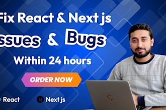 fix issues and errors in your react and nextjs website