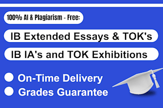 perfectly do ib hl ias, extended essays, tok exhibitions, ees ia