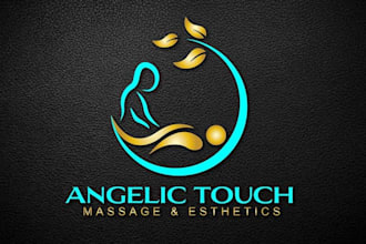 design massage therapy, skincare, spa, life coach, physical, sports logo