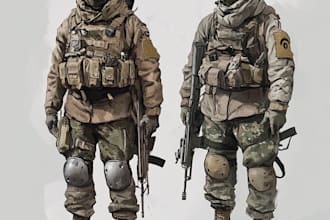 do character art, game fantasy and game character art