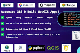 automate gis workflows using python, arcpy, and build custom webgis maps