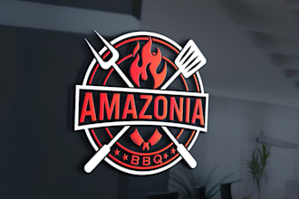 design restaurant, bar, coffee shop, bbq, bakery, cafe and any food logo