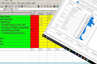 create excel templates, vlookup, pivot tables, chart, graph and excel dashboard
