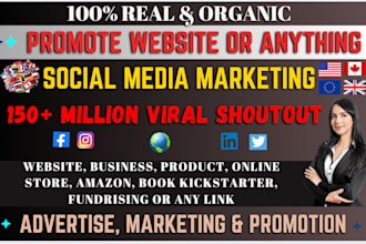 excellently promote your website amazon book blog or any link targeted audience