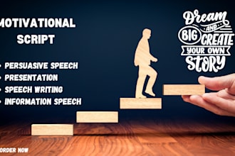write inspiring , motivation letters, and persuasive or interactive