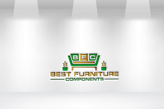 make elegant, outstanding home furniture logo design
