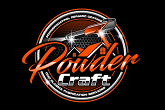 create exclusive and marvelous powder coating logo design