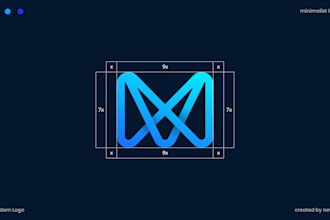 do modern tech startup security software logo with brand identity guidelines