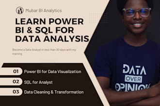 teach you power bi and one on one training