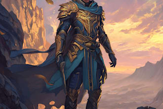 design a dnd character art and dnd character art