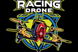 do make an eye catching drone logo