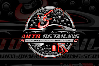 design automotive, trucking, garage, auto detailing, and car wash logo design