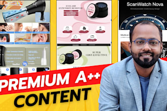 design high converting amazon premium ebc or premium a plus content design