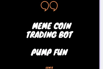 develop pump fun bot,rug pump trading bot,meme coin trading bot