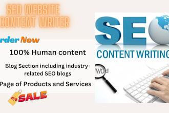 be your SEO content writer or website copywriting