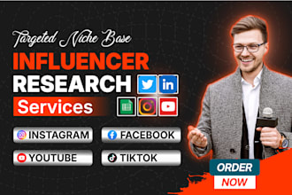 find the best instagram, tiktok, fb, and youtube influencer email lists