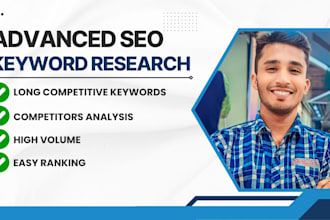 do advanced SEO keyword research and competitor analysis