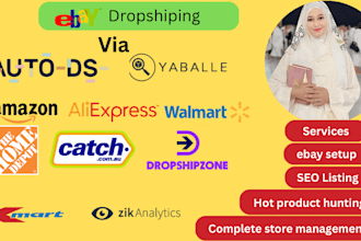 do ebay dropshipping top lising via autods and yaballe