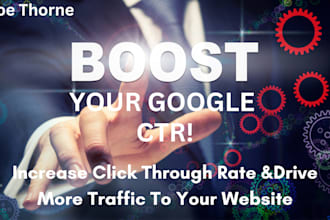 boost your google serp click through rate with quality organic traffic strategy