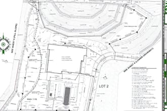 design a grading and drainage plan using autocad civil 3d