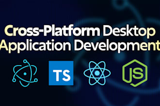 develop windows and mac desktop app using electron js