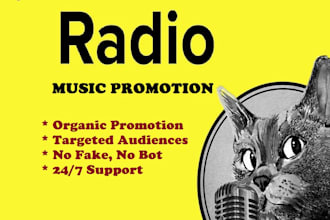 do organic radio music promotion for grow your music career