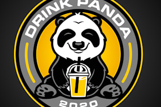 design wonderful panda logo
