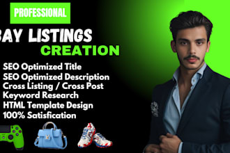 do ebay product listing, SEO ebay listing, ebay lister