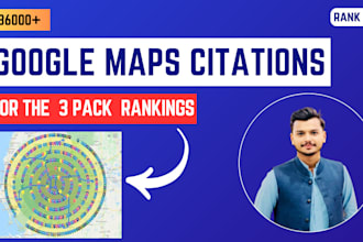 do 36000 plus google maps citations for gmb ranking and local SEO